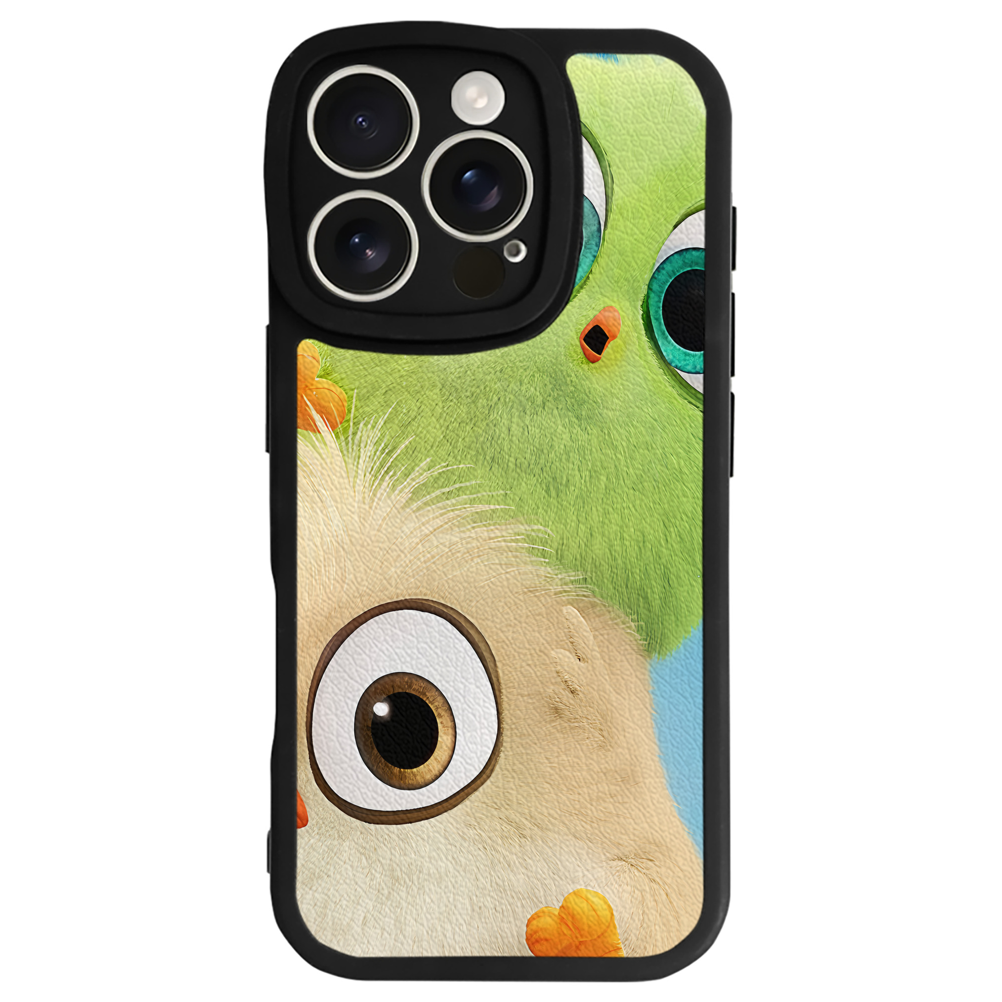（画像用） Angry Birds アングリーバード 【iPhone 16シリーズ対応】シリコンスマホケース（レザー調） 材質：シリコン